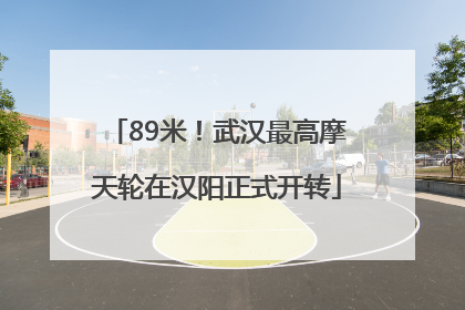 89米！武汉最高摩天轮在汉阳正式开转
