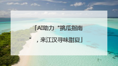 AI助力“挑瓜指南”，来江汉寻味甜夏